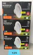 (3) FEIT ELECTRIC 6PC LED ENHANCE LIGHT SETS IN BOXES