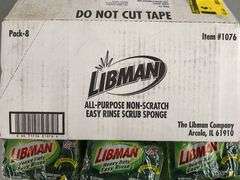 (14) PACKS OF LIBMAN SCRUB SPONGES