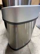 NINESTARS 2PC STAINLESS AUTOMATIC TRASHCAN SET
