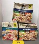 (3) BOXES OF QUAKER INSTANT OATMEAL
