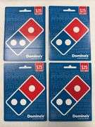 (4) DOMINO'S $25 GIFT CARDS ($100 TOTAL VALUE)