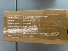 IPETITE 6 MEAL AUTOMATIC PET FEEDER IN BOX