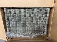 THRESHOLD 2PC WICKER & METAL PATIO CHAIRS IN BOX