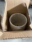 (4) PROGRESS LIGHTING FLAX LINEN LAMP SHADES IN BOXES