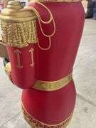 NEW 6FT PRE-LIT GRAND NUTCRACKER WITH MUSIC BOX