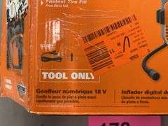 RIDGID 18V DIGITAL INFLATOR IN BOX (TOOL ONLY)