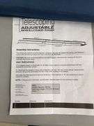 TELESCOPING ADJUSTABLE WHEELCHAIR RAMP IN BAG