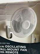 HAMPTON BAY 16" OSCILLATING WALL MOUNT FAN IN BOX
