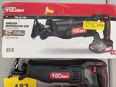 HYPER TOUGH CORDLESS RECIPROCATING SAW W/ BOX (TOOL ONLY)