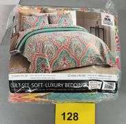 JML KING 3PC QUILT SET