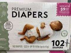 (2) BOXES OF DIAPERS - SIZE N