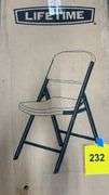 (4) LIFETIME FOLDING CHAIRS IN BOX - WHITE