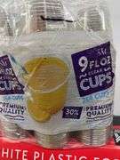 BOX OF PLASTIC FORKS & PACK OF CUPS