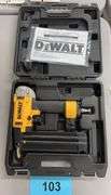 DEWALT 18GA BRAD NAILER IN CASE