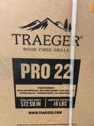 TRAEGER PRO 22 GRILL IN BOX