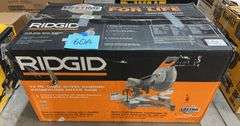 RIDGID 12" DUAL BEVEL SLIDING COMPOUD MITER SAW IN BOX