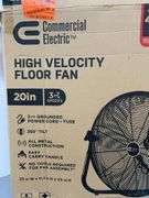 HIGH VELOCITY FLOOR FAN IN BOX