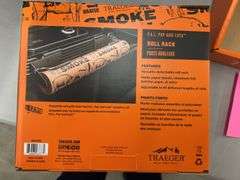 (3) TRAEGER ROLL RACKS IN BOXES