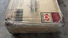 AS IS - SEVILLE CLASSICS 6 TIER SHELVING RACK IN BOX - RED