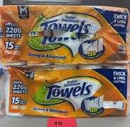 (2) PACKS OF PAPER TOWELS