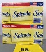 (2) BOXES OF SPLENDA ZERO CAL SWEETENER