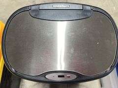 NINESTARS 2PC STAINLESS AUTOMATIC TRASHCAN SET