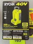 (3) RYOBI BATTERY POWER SOURCES