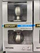 (4) DEFIANT SATURN BED & BATH DOOR HARDWARE SETS IN BOXES