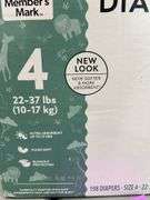 BOX OF DIAPERS - SIZE 4