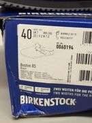 BIRKENSTOCK BOSTON BS SHOES SIZE 40 W/ BOX - BLACK