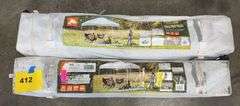 AS IS - (2) OZARK TRAIL 10FTx10FT SIMPLE PUSH CANOPIES IN BAGS