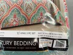 JML KING 3PC QUILT SET
