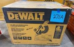 NEW DEWALT 12" DOUBLE BEVEL COMPOUND MITER SAW IN BOX