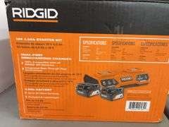 RIDGID 18V 4.0AH STARTER KIT IN BOX