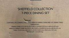 SHEFFIELD DINING TABLE IN BOX (TABLE ONLY)