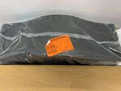 SARATOGA LOCKING WALL MOUNT MAILBOX IN BOX - SATIN BLACK