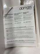 AS IS - DOMANI 2 DRAWER VANITY TOP - GREY & WHITE