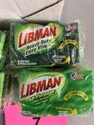 (14) PACKS OF LIBMAN SCRUB SPONGES