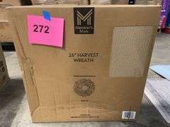 26" HARVEST WREATH IN BOX - EUCALYPTUS