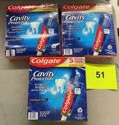 (3) PACKS OF COLGATE TOOTHPASTE - Earl's Auction Company