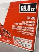 ECHO 59.8CC GAS REAR HANDLE CHAINSAW W/ BOX