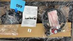 CAST IRON PROPANE STOVE W/ BOX