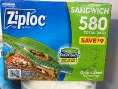 3PC SERVEWARE LOT - NAPKINS, PLATES & ZIPLOC