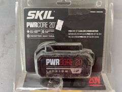 (2) SKIL PWRCORE 20V LITHIUM BATTERIES