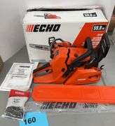 ECHO 59.8CC GAS REAR HANDLE CHAINSAW W/ BOX