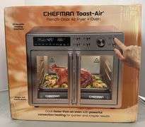 CHEFMAN TOAST-AIR FRENCH DOOR AIR FRYER IN BOX