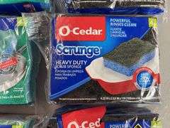 (16) PACKS OF O CEDAR SCRUB SPONGES