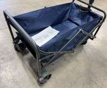 FOLDING CAMPING WAGON - BLUE