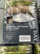 (8) HAMPTON BAY UNIVERSAL PATIO COVERS IN BOXES
