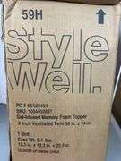 STYLE WELL 2" TWIN MATTRESS TOPPER IN BOX